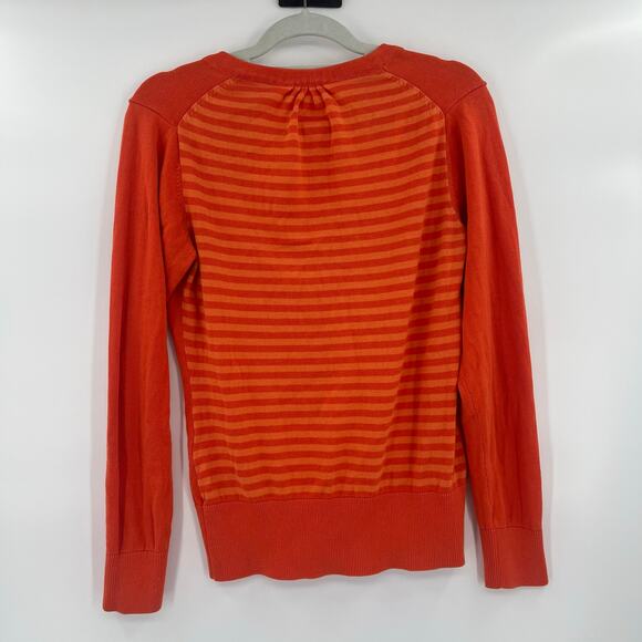 Cutter & Buck Gators Men Sweater Sz S Orange Stripe Preppy Tailgate Florida Fall - Picture 5 of 16